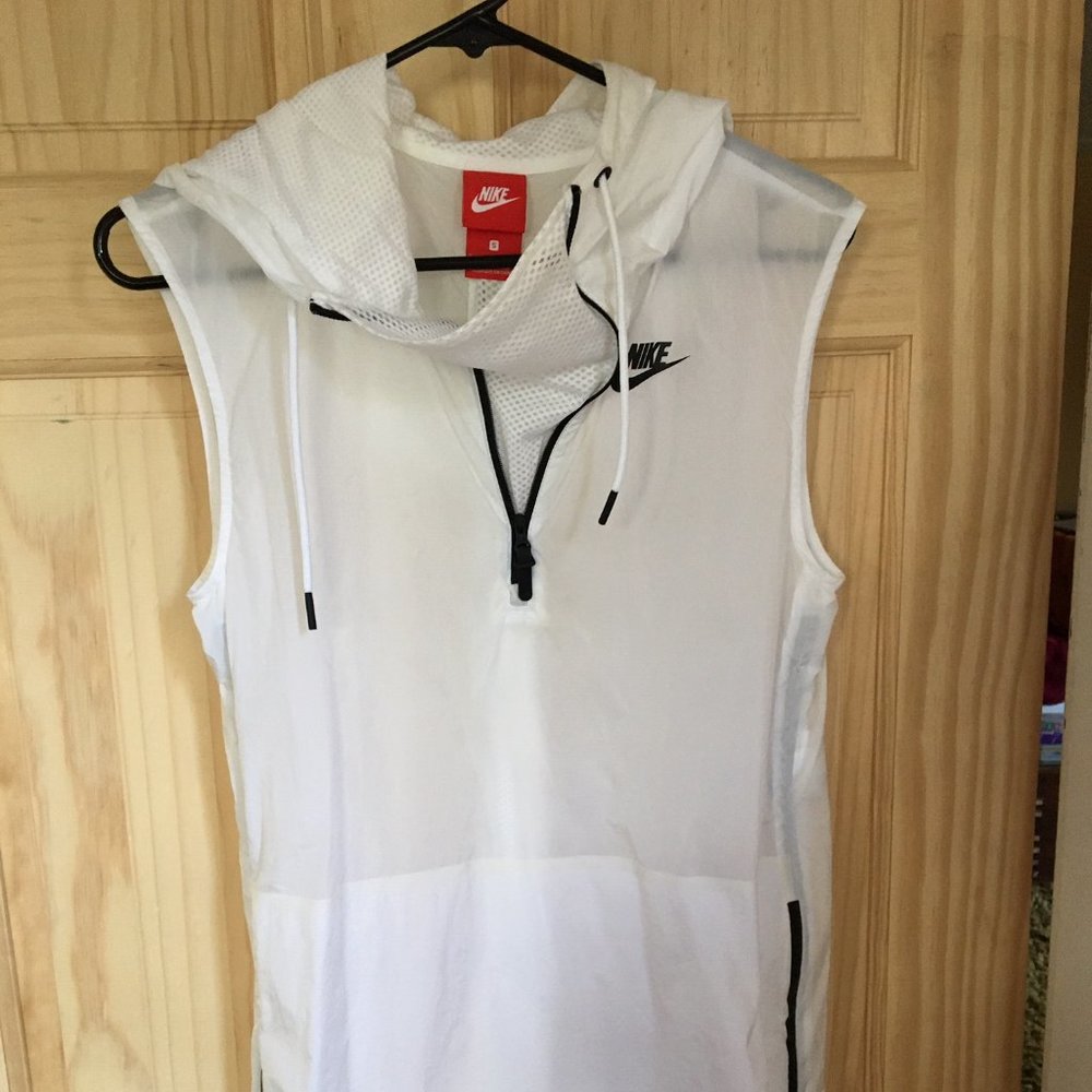 Nike Workout Training Track Sleeveless Hoodie